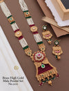 Brass High Gold Antique Necklace--set 1